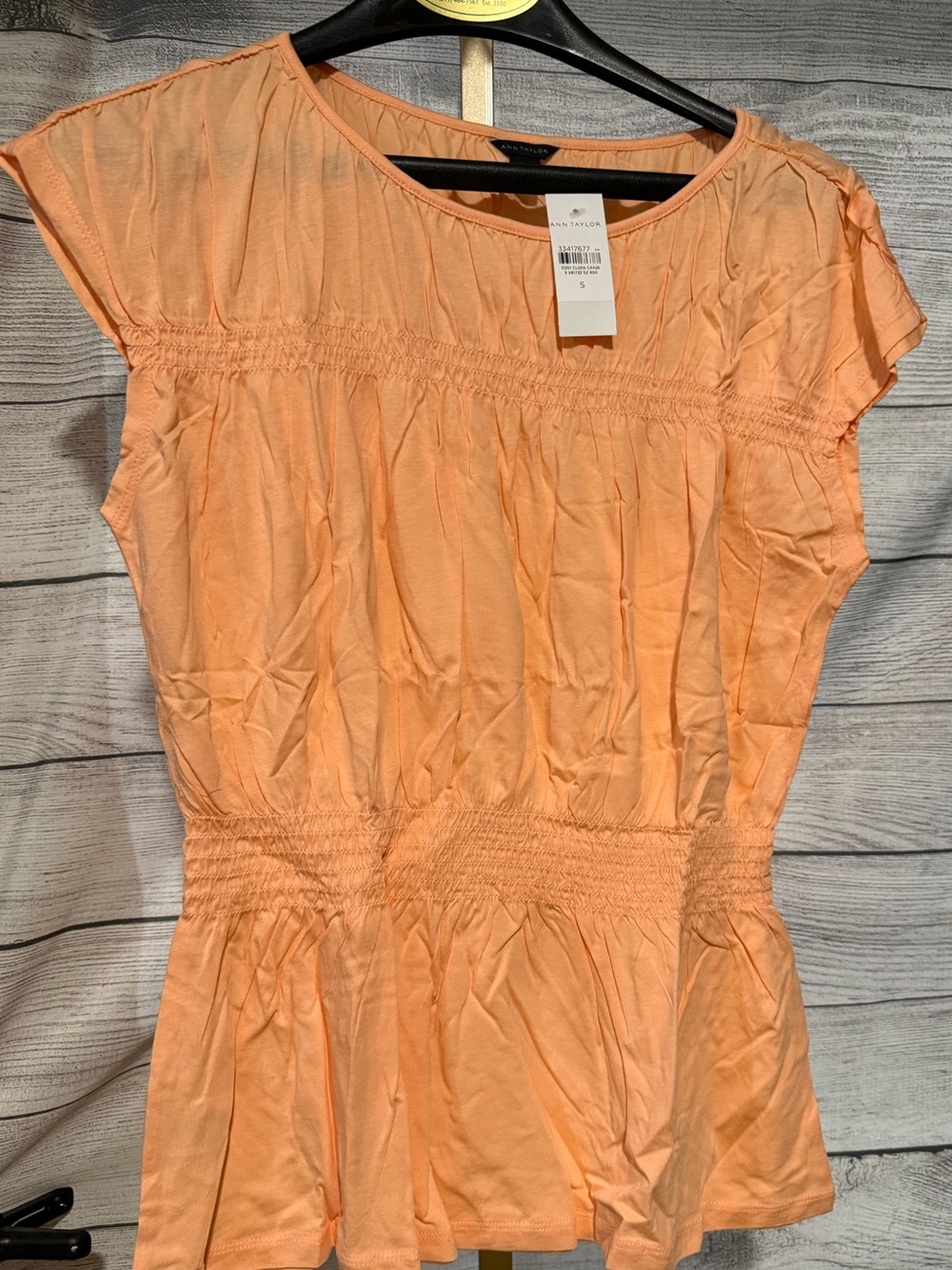 Anne Taylor cap sleeve with mock size small